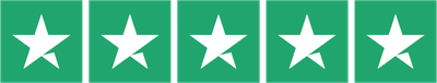 5 von 5 Sternen auf Trustpilot